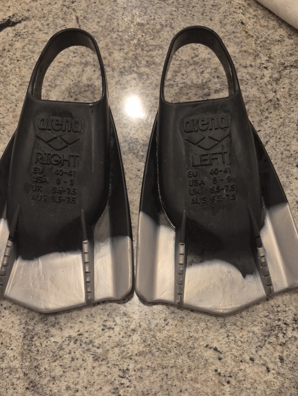 Arena Kids Black & Silver Swim Fins - Picture 6 of 8